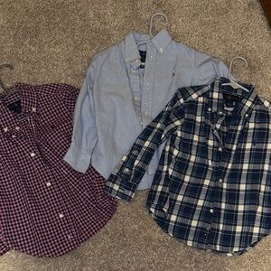 Boys toddler Polo Ralph Lauren button down Shirts 3T